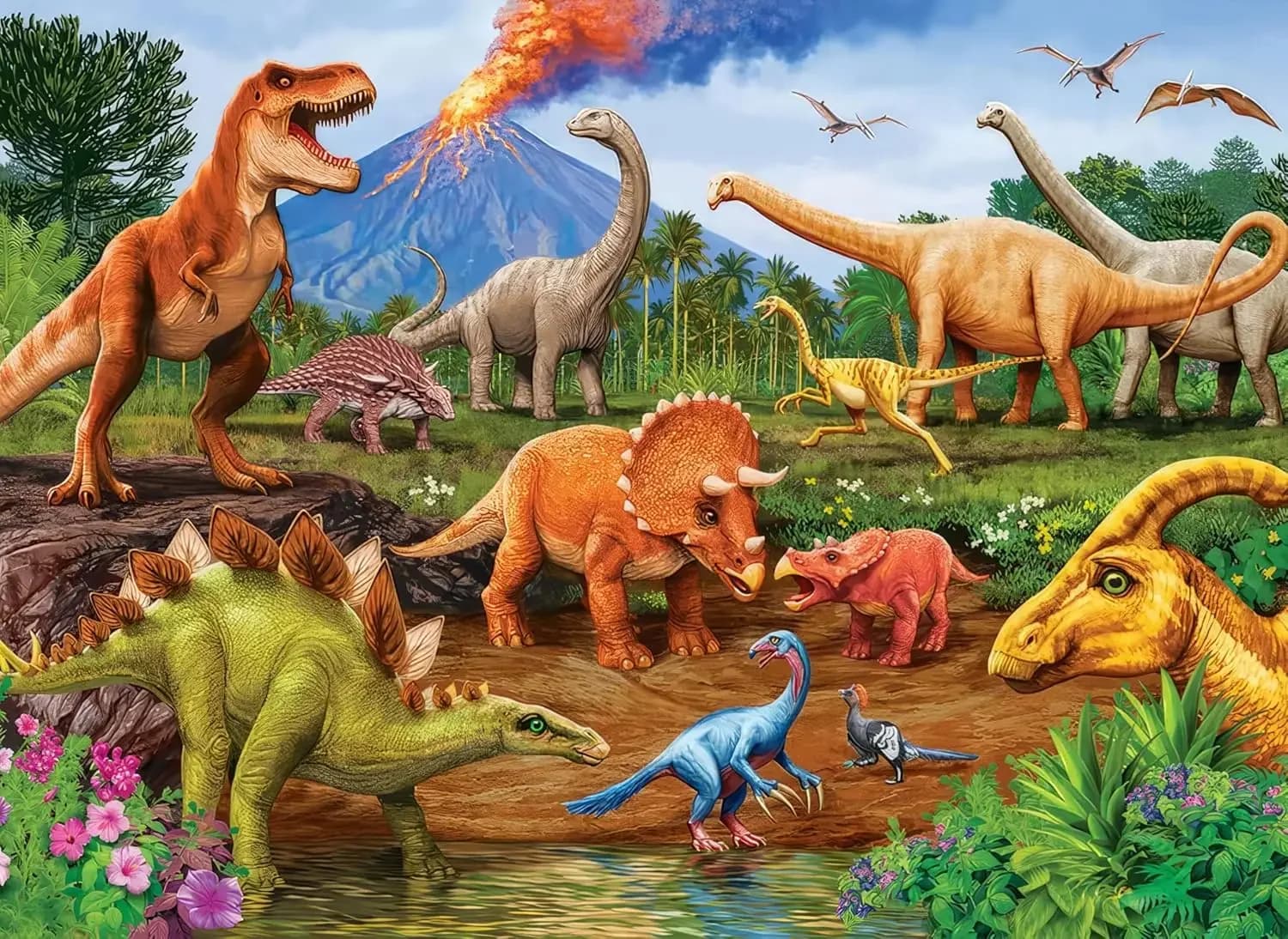 Puzzles dinosaures pour adultes, 1000/500/300/120 pièces, jeux de décoration pour la maison, puzzle 