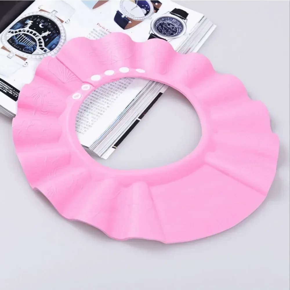 Oligbaby-Bonnet de douche souple réglable pour enfants, bonnet de lavage des cheveux, couvre-chef de