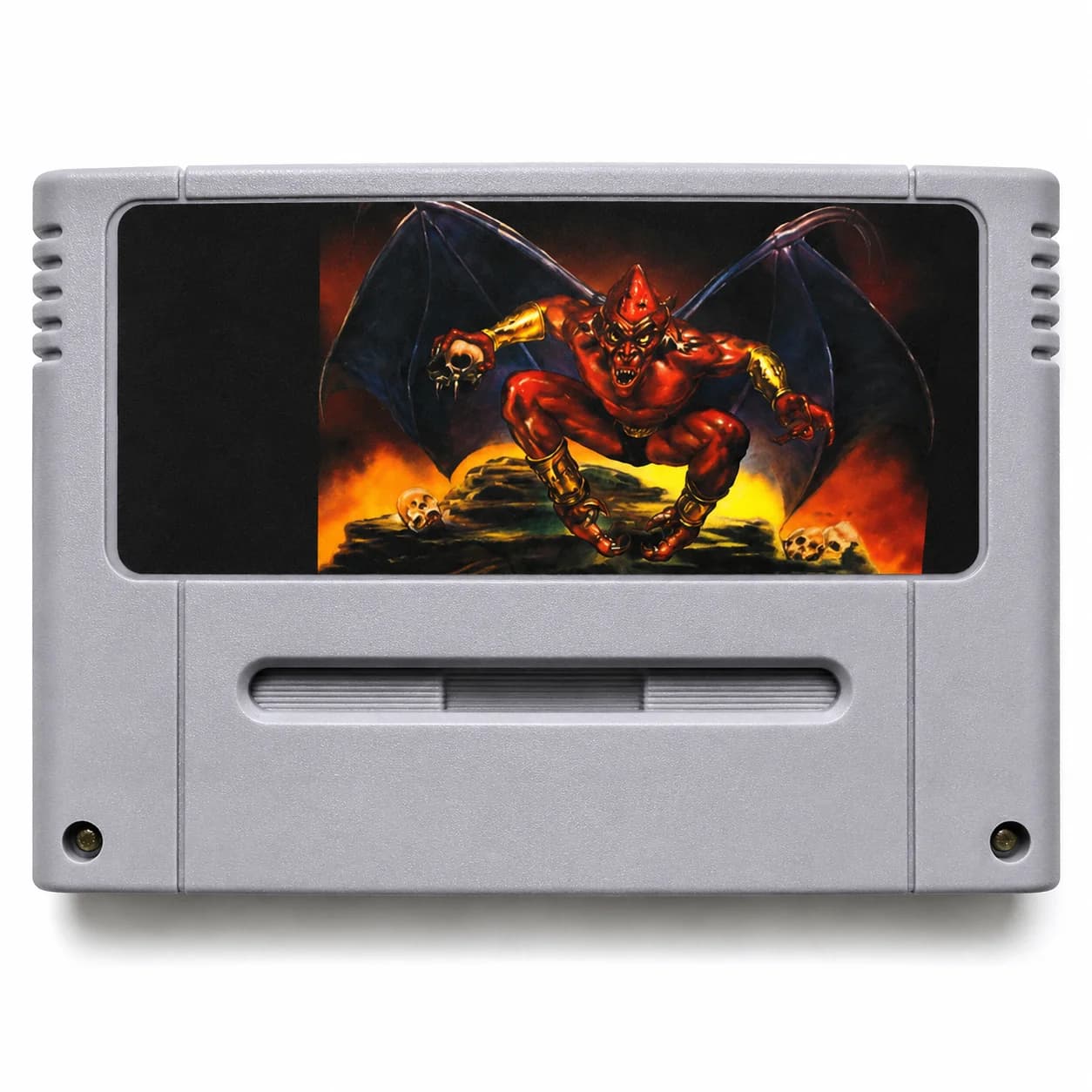 Cartouche de reproduction rétro 16 bits Demon's Crest, jeu d'action-plateforme gothique, fantasy som