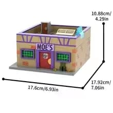 Gobricks MOC Simpsoned Modular Moe's Tavern blocs de construction lieu de Springfield modulaire Moe'