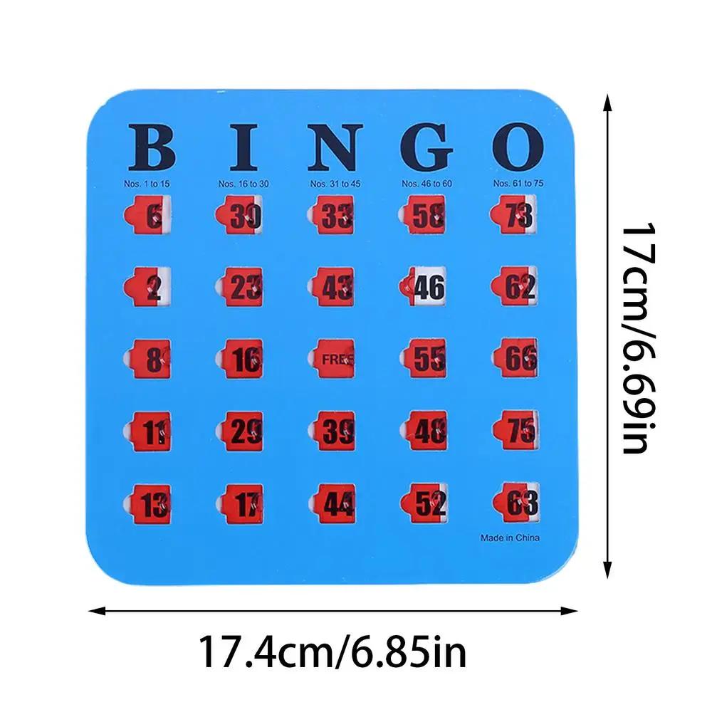 Cartes de jeu de Bingo réutilisables, 5 pièces, jeu de logique pour développer la pensée logique, av