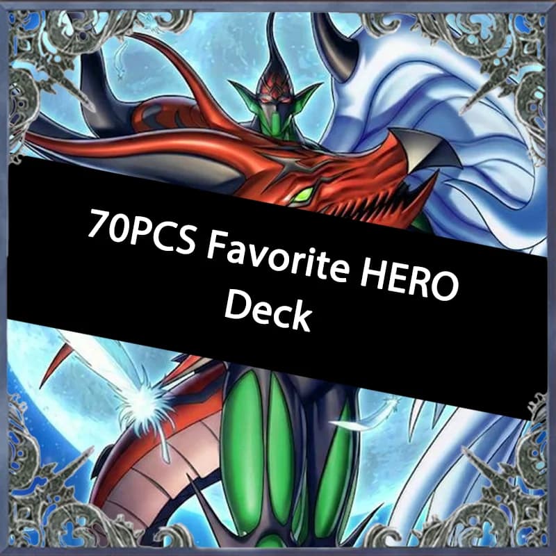 90 cartes LOCH Favorite HERO Elemental HERO E-Hero Yugioh, jeu de cartes, deck facile à jouer, non o