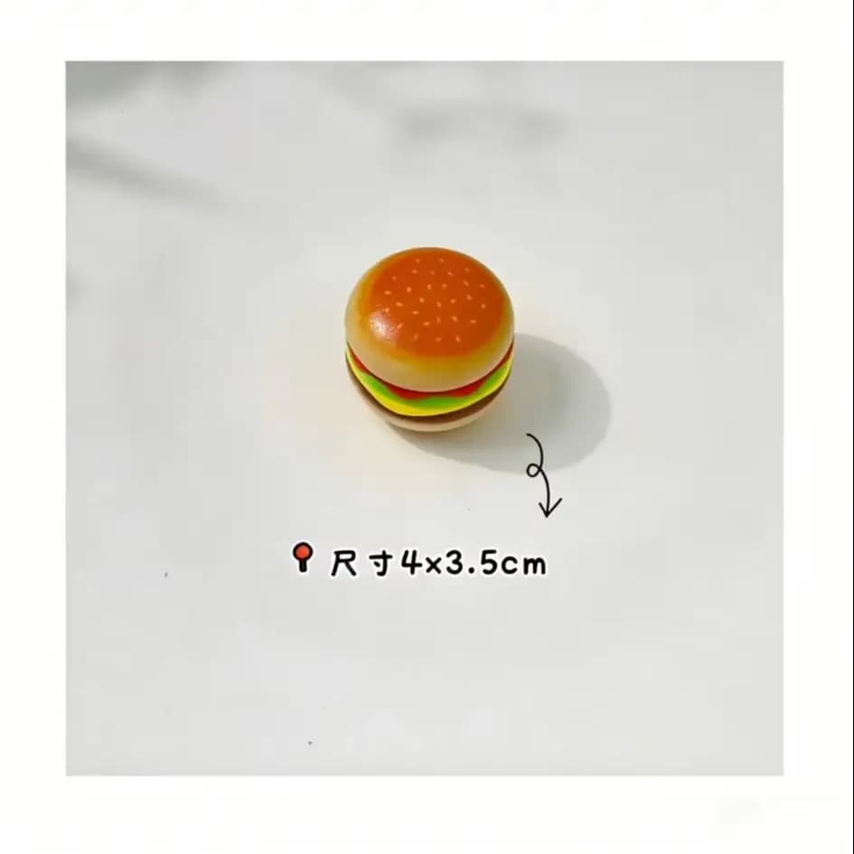 Nouveauté : Gadget anti-stress magnétique empilable en forme de burger, tactile, à clic, pour soulag