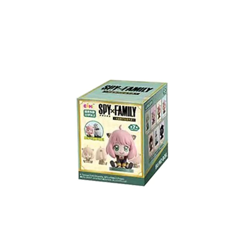 Figurine Anya authentique EAKI Spy Family Sitting Series Surprise Blind Box, mini figurine de dessin