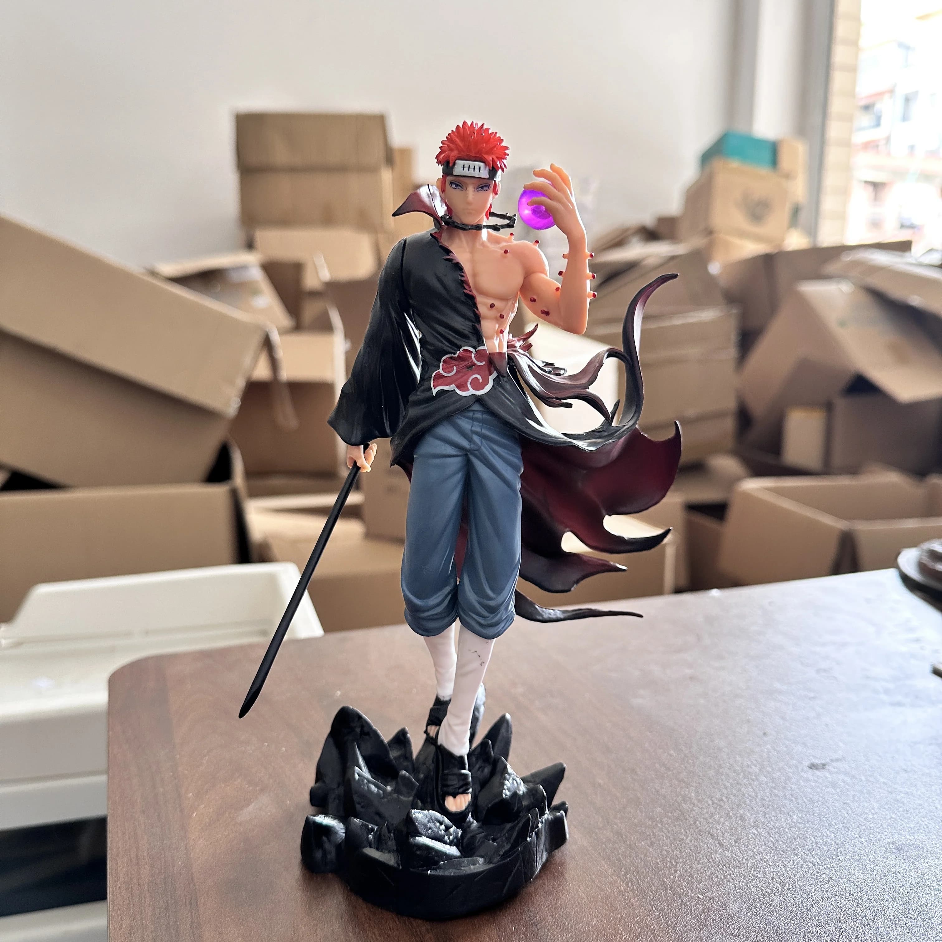 Figurines de dessin animé Naruto, 23cm/9 pouces, figurine de douleur, Collection de statues en PVC, 