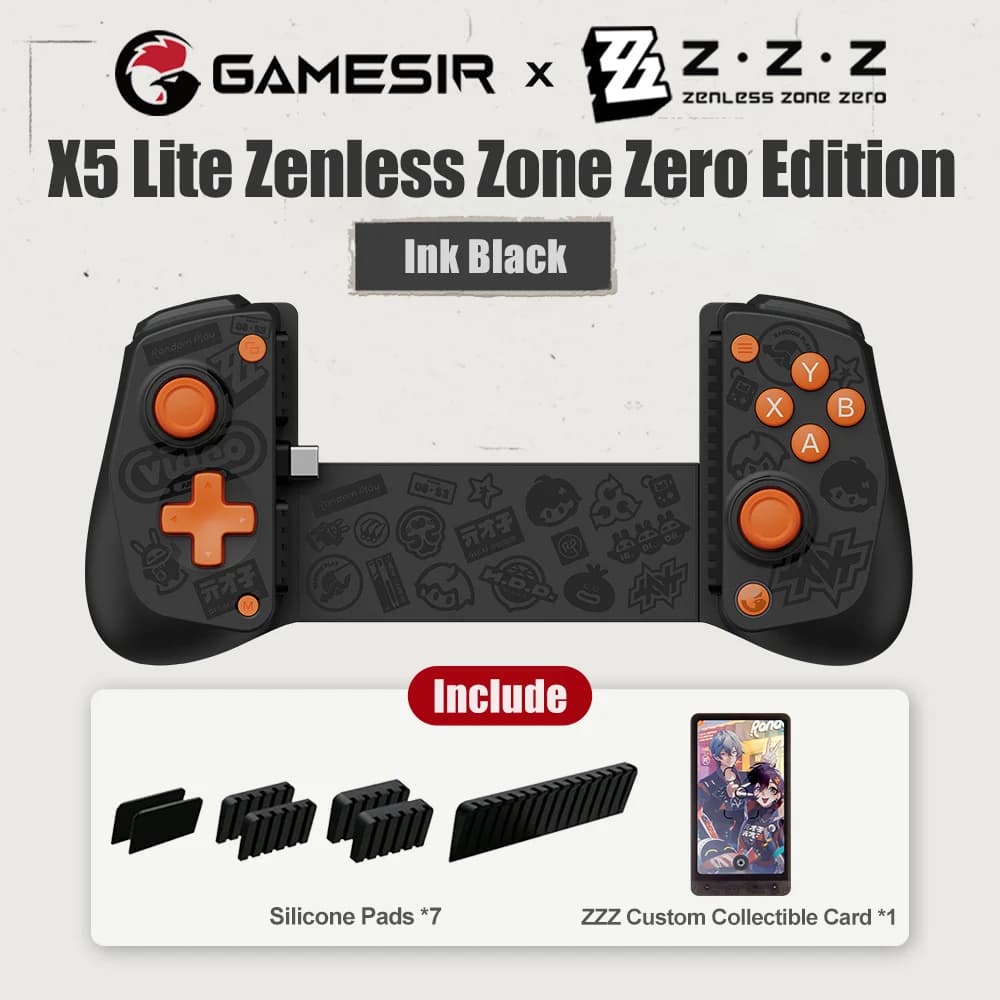 Manette de jeu mobile GameSir X5 Lite Zenless Zone Zero Edition pour iPhone iPad Mini Android Gamepa