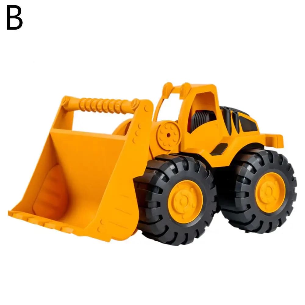 Ensemble de jouets de véhicules de chantier : Modèles d'excavatrice et de camion-benne, flotte de co