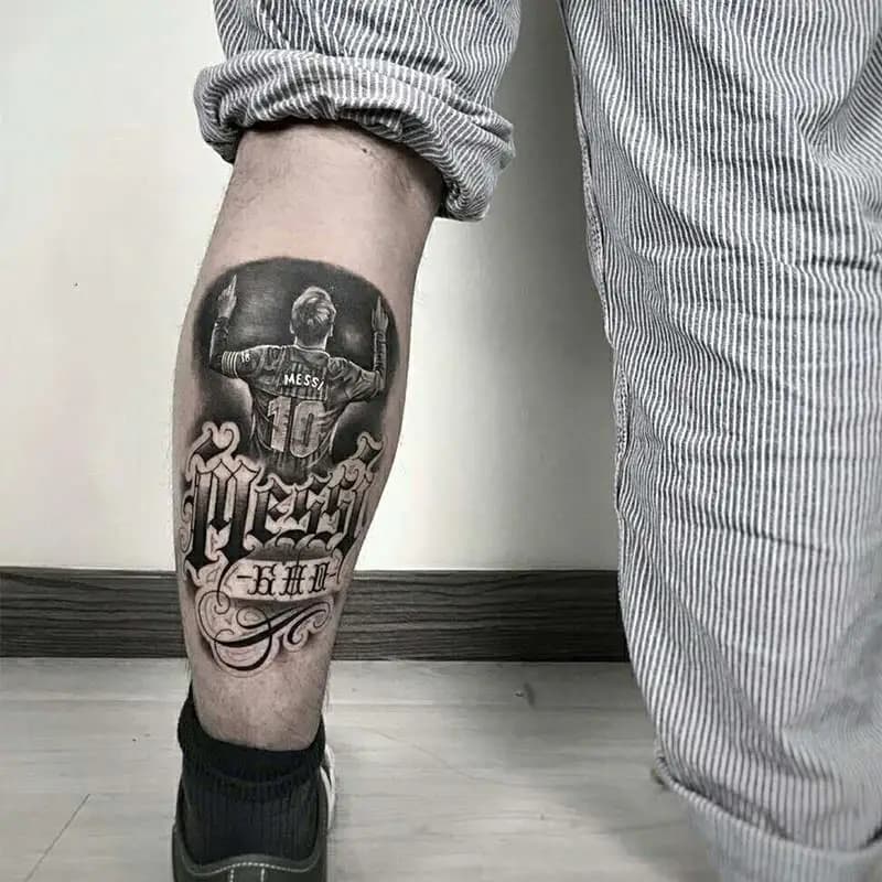 Tatouages Autocollants Temporaires de Joueur de Football n ° 10, Imperméables, Bras, Cuisse, Art, Fa