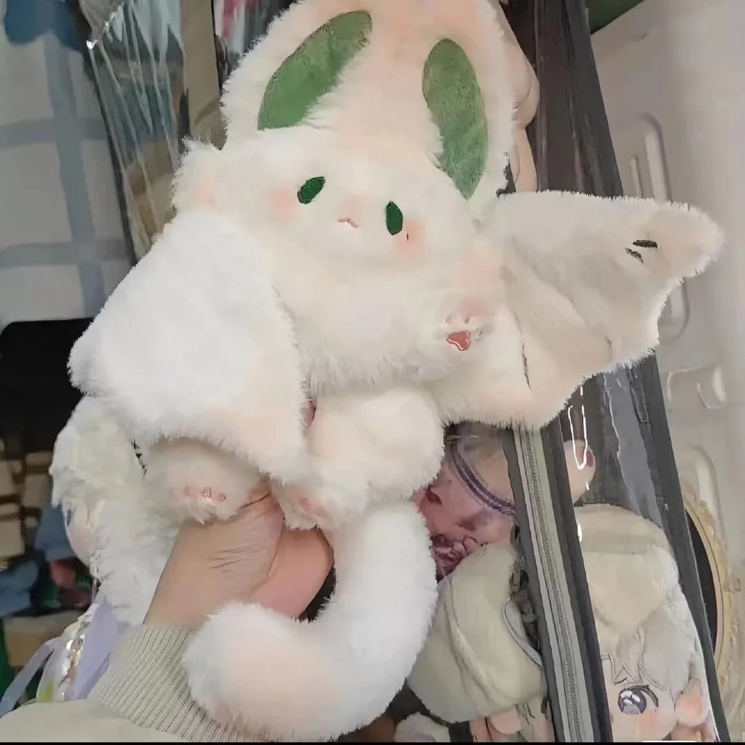 Peluche chauve-souris, peluche lapin mignon, peluche animal kawaii créative, jouets en peluche de de