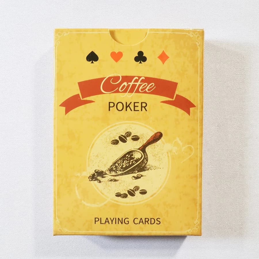 Cartes à jouer en papier sur le thème du café, vintage, 54 pièces/jeu, jeu de cartes de poker, jeux 