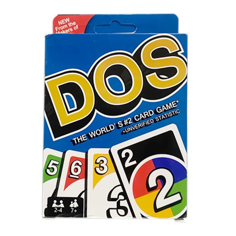 Jeu de cartes familial DOS 2e édition avec règles mis à jour, adapté aux enfants et aux adultes, pou
