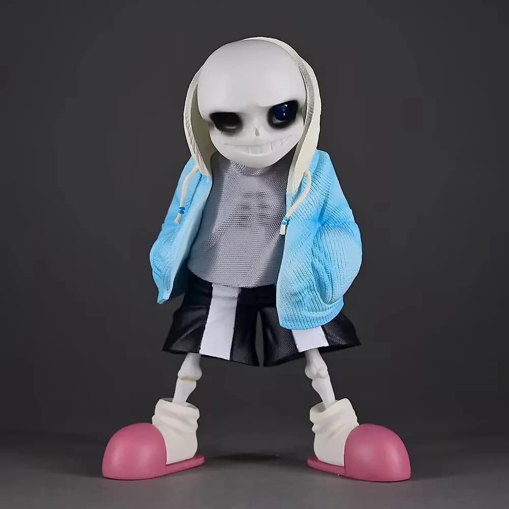 Figurine articulée de collection Sans Glowing Skeleton Boss de Undertale, modèle de jeu d'anime pour