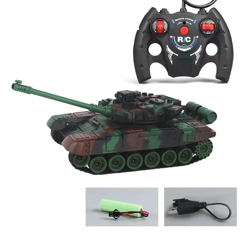 Réservoir RC 2.4G 1/30, modèle de réservoir sur chenilles télécommandé, camion militaire de la guerr