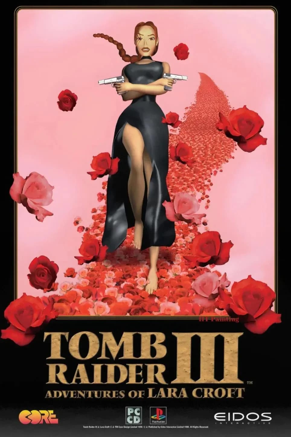 Tomb Raider 1/2/3 Poster HD Imprimé sur Toile, Jeu Vidéo, Peinture Murale, Gérer l'Art Moderne, Game