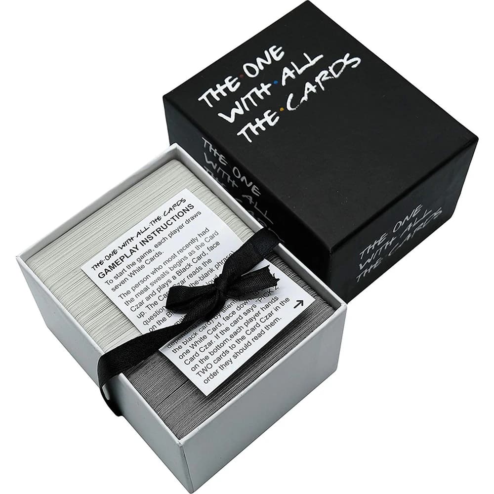 Jeu de cartes The One with All The Friend, TV Box, Amusant, pour les fans