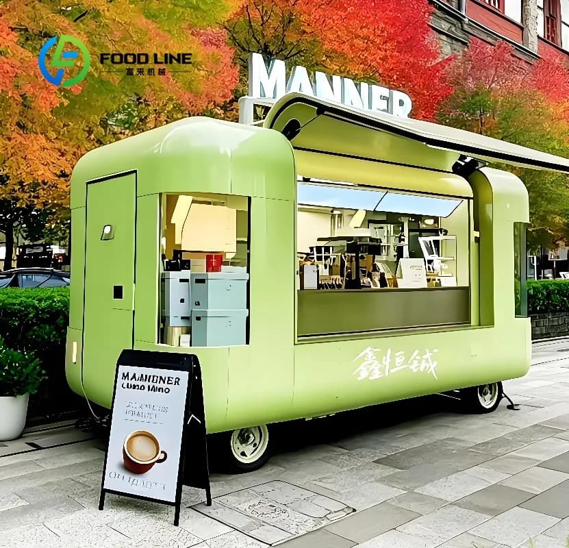 Camion unique personnalisé et camion alimentaire de concession pour les distributeurs automatiques e