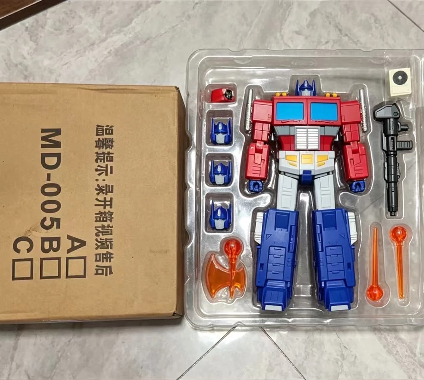 Figurine d'action transformable Anime MD005 OP Prime KO SS86 GI, modèle de transformateur de couleur