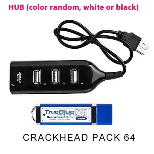 True Blue Mini Crackhead Pack 32G/64G Pack de combat PS ONE MINI