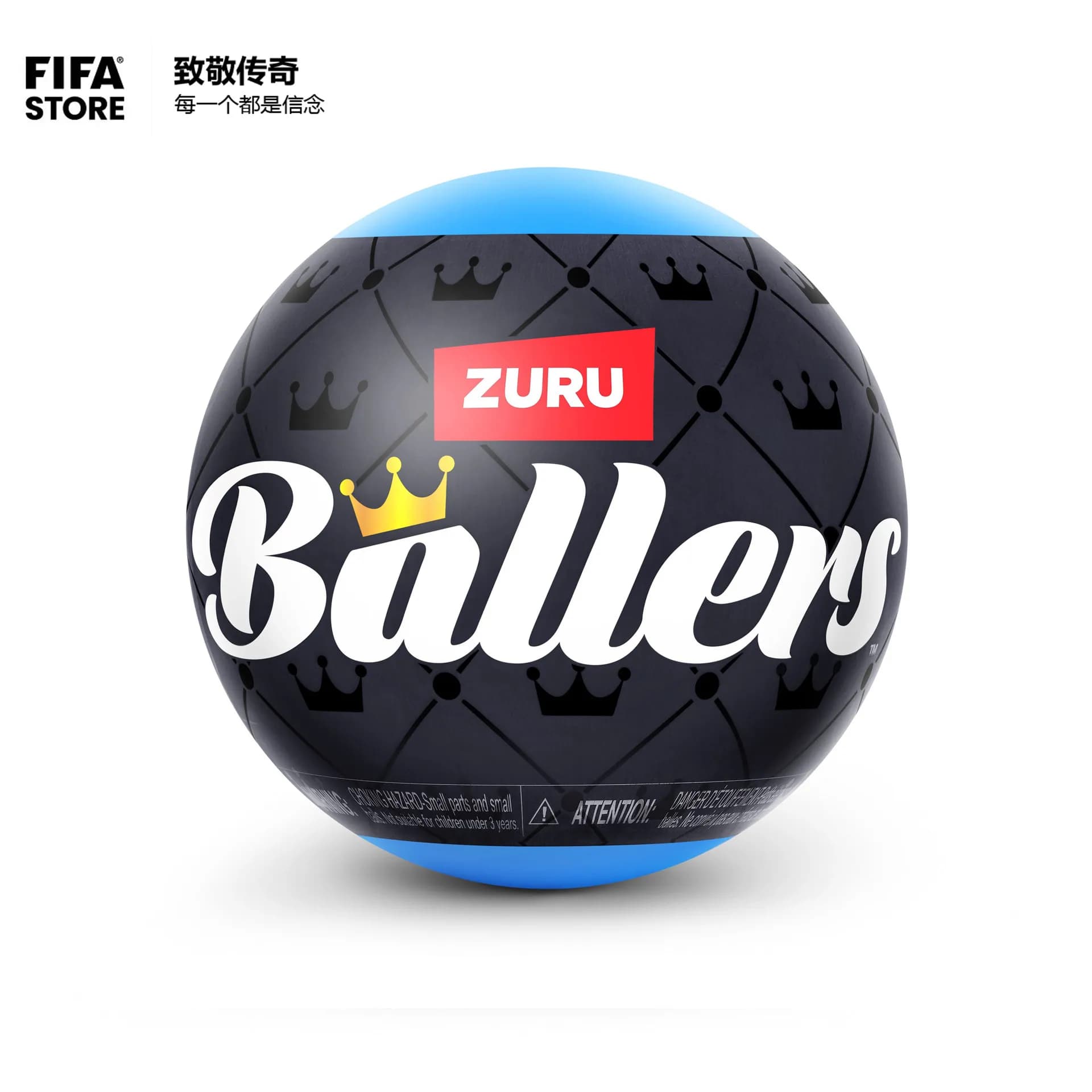 Capsule mystère officielle FIFA ZURU Ballers Coupe du Monde 2026, boîte surprise, figurine de footba