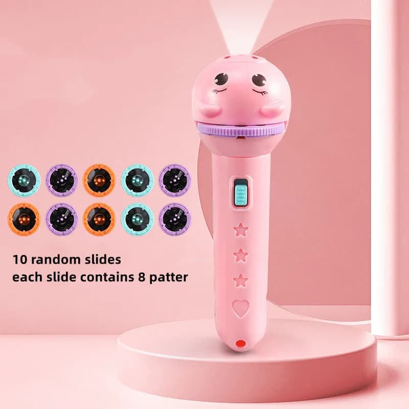Nouveauté pour enfants petit jouet lampe de poche de Projection lumineuse bébé éducation précoce des