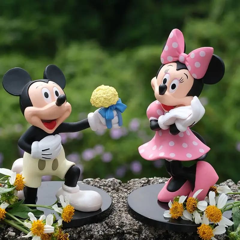 Figurines Disney Mickey Mouse, Minnie, Donald Duck, Goofy – Cadeaux, Jouets, Modèles, Figurines d'An