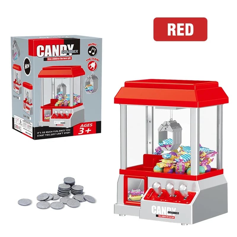 Poupée de capture de bonbons de noël pour enfants, Mini Machine à griffes, jeu d'arcade, Machine à g