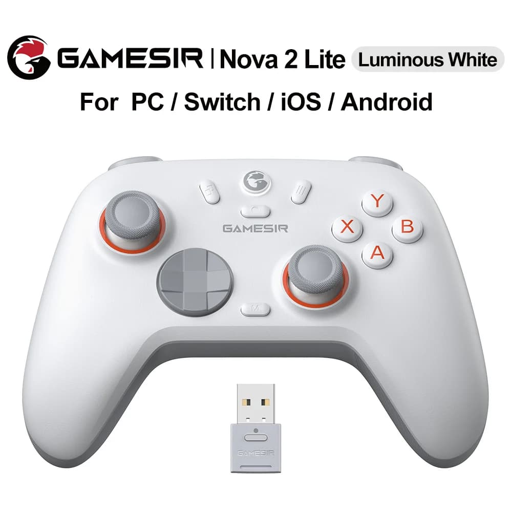 Gamesir Nova 2 Lite contrôleur sans fil manette Bluetooth avec bouton Ultra faible et latence de bât