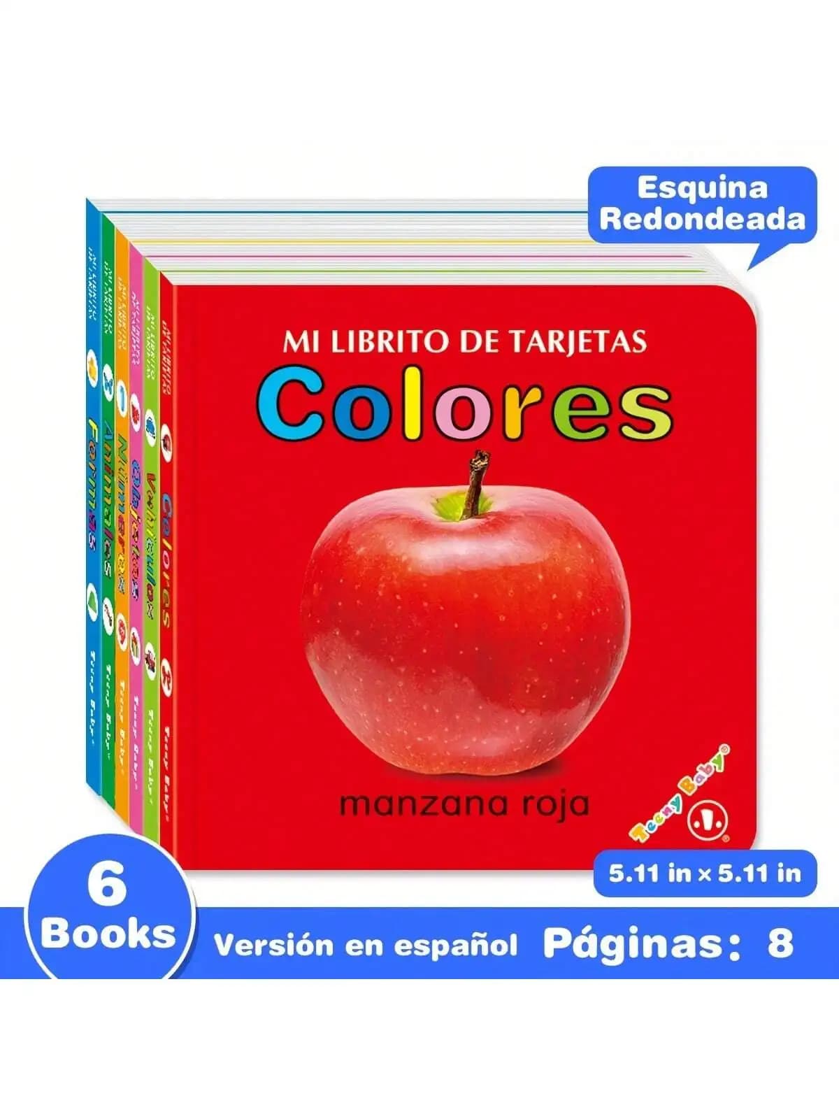 Livre de tableau interactif avec thèmes Couleurs, Formes, Animaux, Voitures pour l'éveil préscolaire