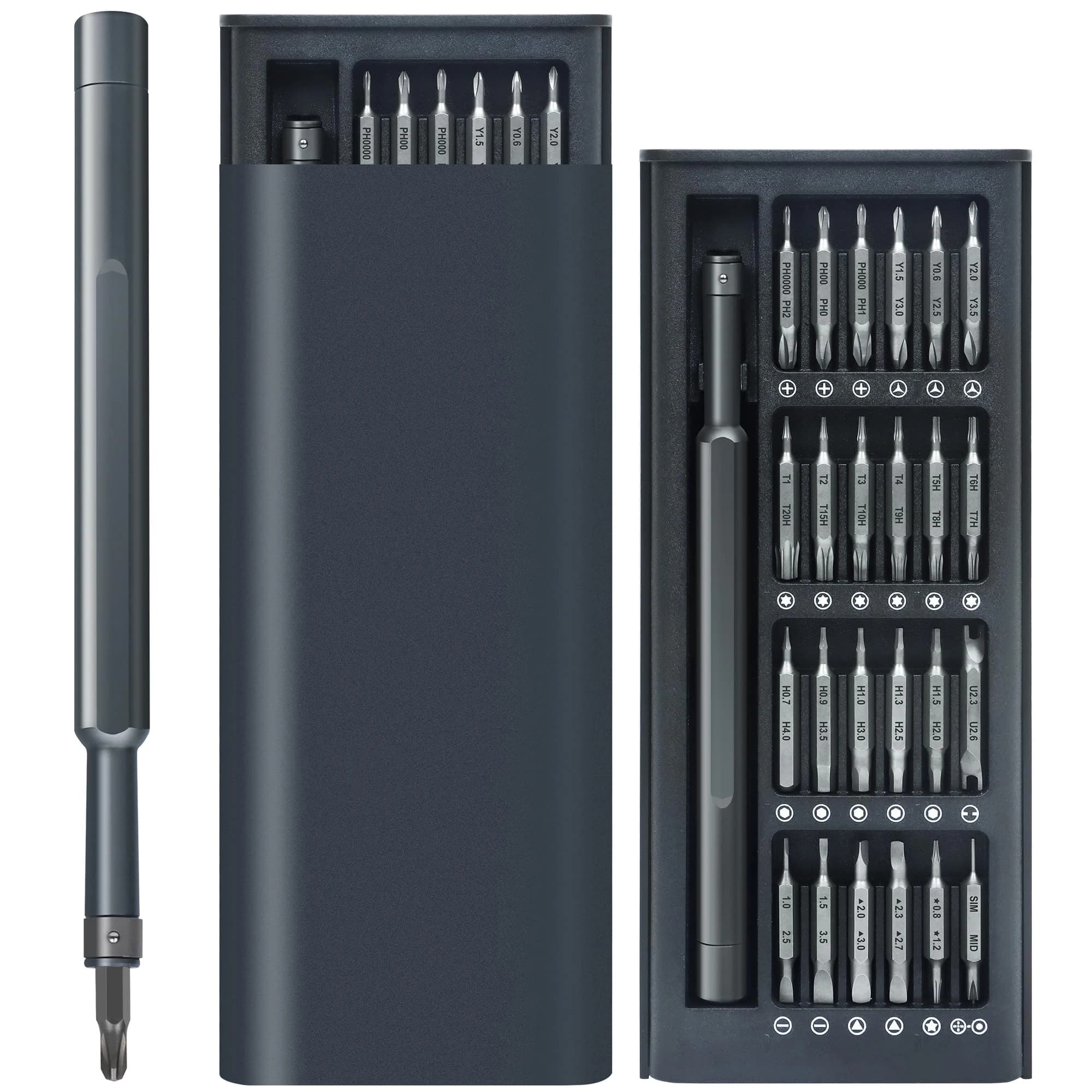 Jeu de tournevis magnétiques 49 en 1, kit de tournevis de précision, ensemble d'outils de réparation