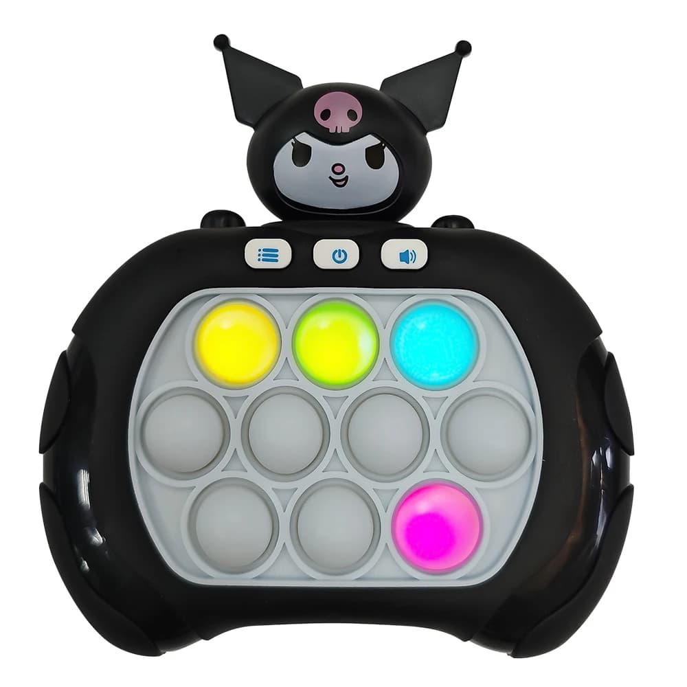 Nouveau jeu électronique Quick Push Pop It Pro 2027 avec bulles anti-stress lumineuses pour adultes 