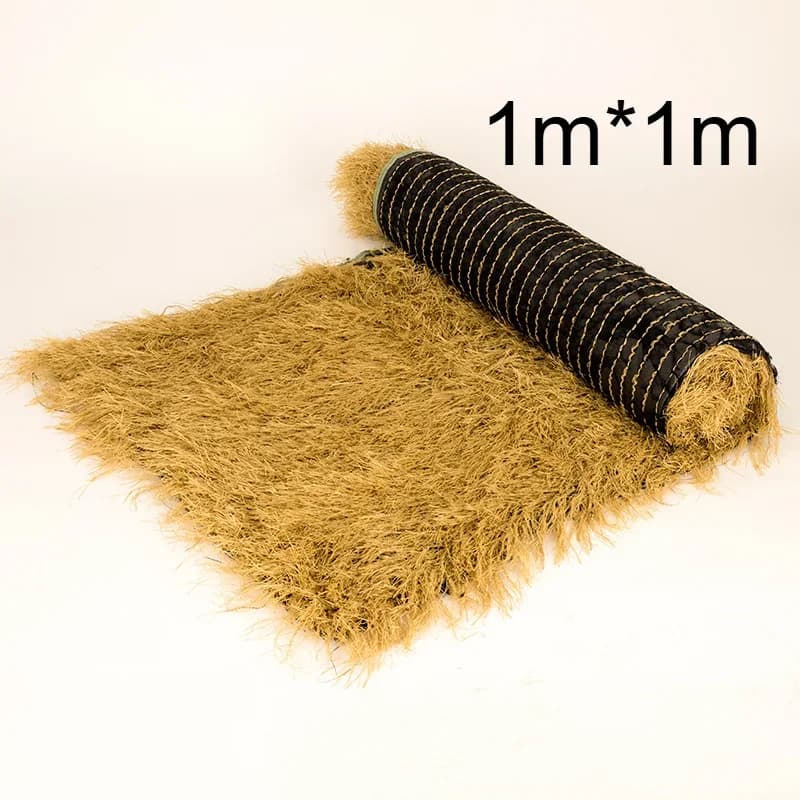 1 rouleau de toiture artificielle en chaume, en plastique durable, facile à installer pour pavillons