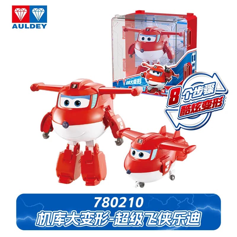 AULEDY Super Wings Jouet Transformable Ensemble Complet 41 Personnages Figurines d'Action Black Gold