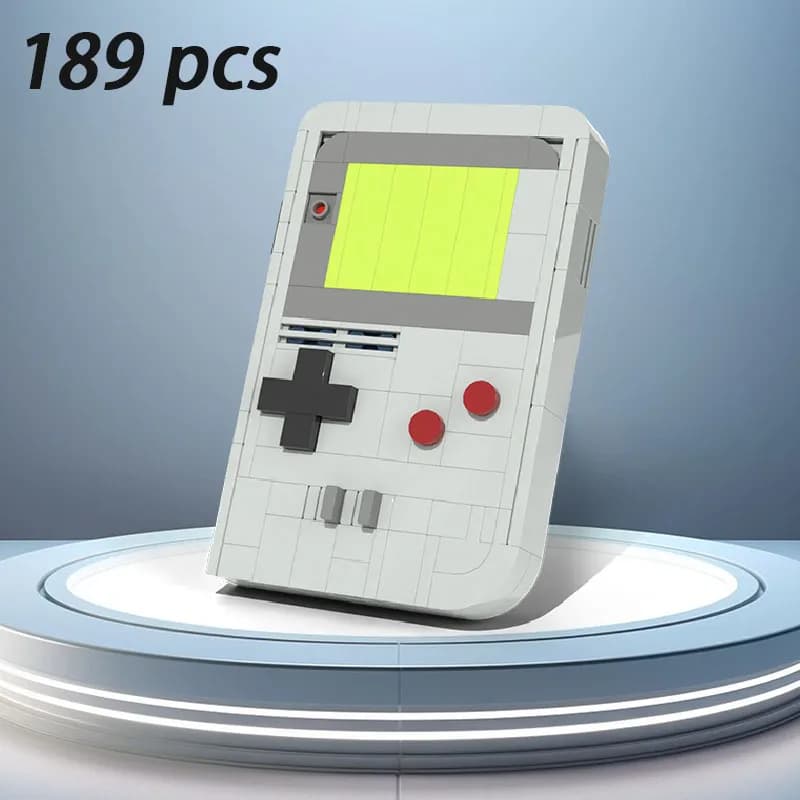 Nouvelle console de jeu portable amusante, ensemble de blocs de construction, mini-machine de jeu ré