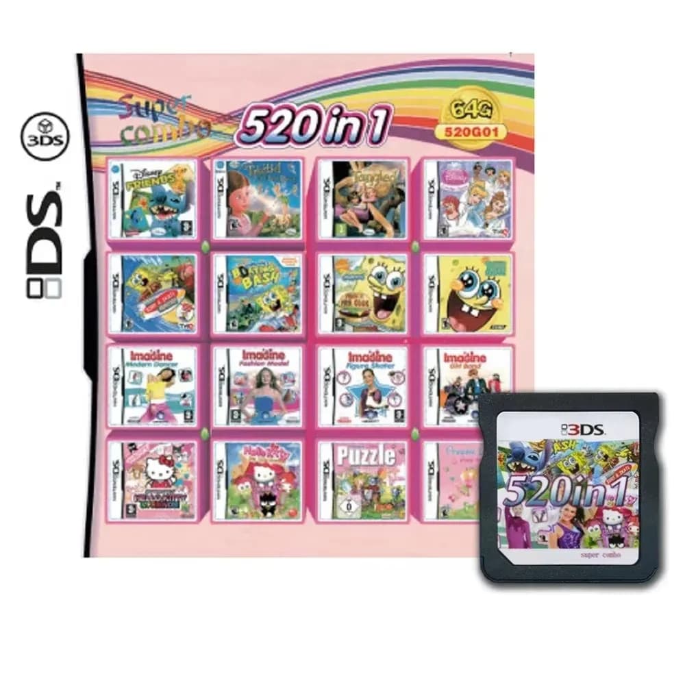 Carte de jeu vidéo de haute qualité, multi-jeux, compilation 4300 en 1, DS NDS 3DS 3DS NDSL, cartouc