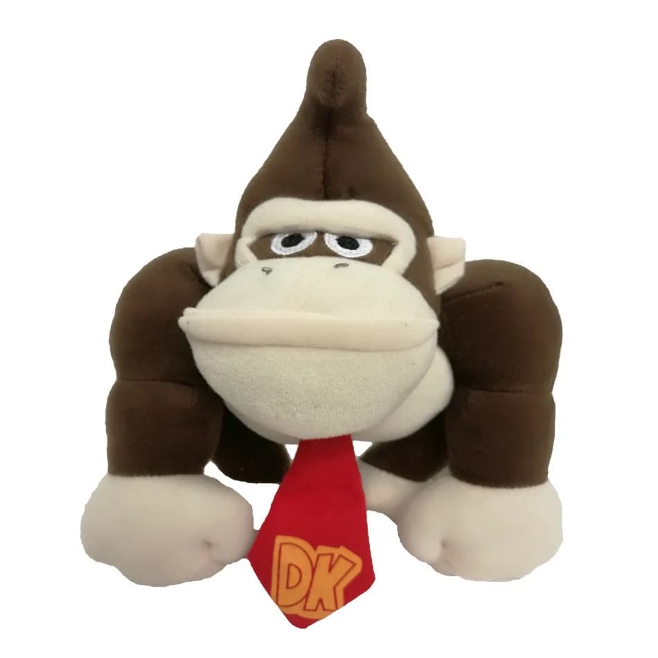 Ensemble de peluches Super Mario Donkey Kong & Friends - Singe géant avec petit singe, jouets en pel
