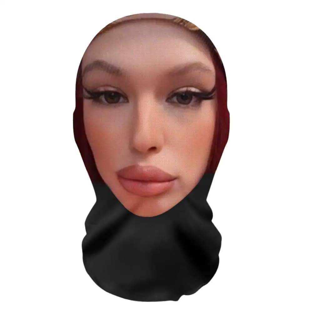 Nouveau Masque Imprimé 3D 2025 – Masque Amusant en Maille, Couvre-tête Intégral, Cagoule Élastique e