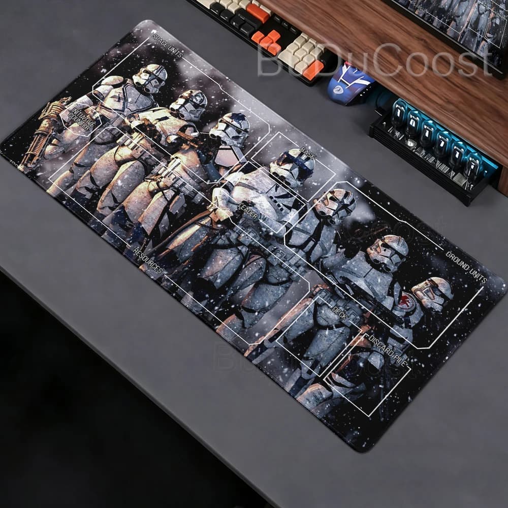 Tapis de jeu Star Wars Unlimited 350x600 pour cartes de jeu, tapis de bureau pour joueur unique, tap