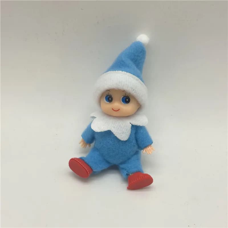 Mini poupées elfes de noël pour bébés, elfes brillants, artisanat de bonesse, jouet, décoration d'ét