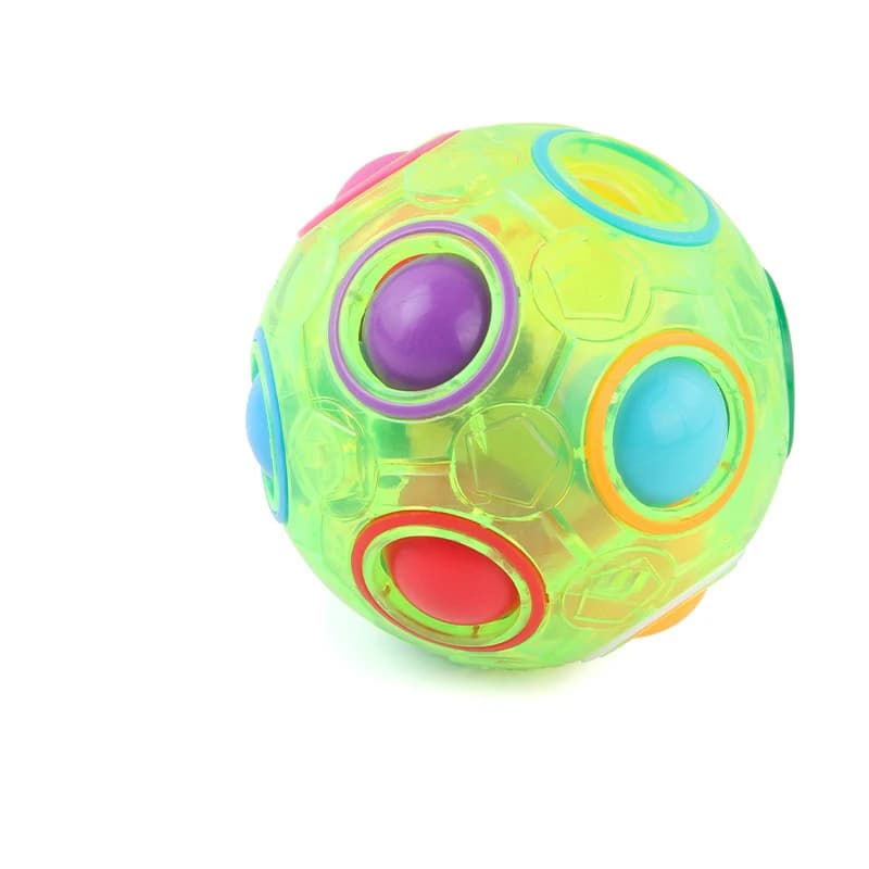 Boule de Puzzle arc-en-ciel magique, Cube de vitesse, amusant, anti-Stress, casse-tête, couleur asso