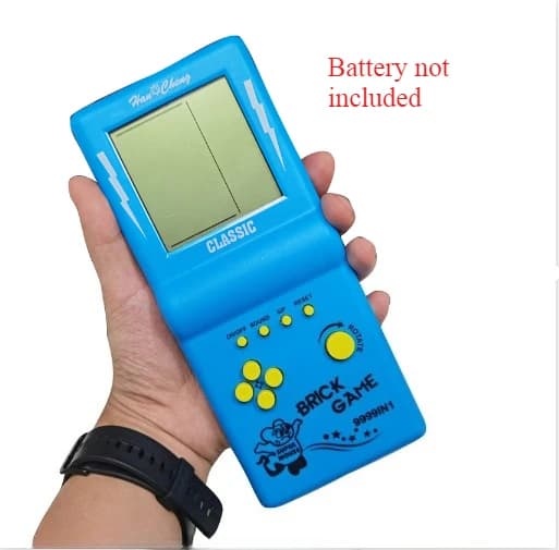 Console de jeu Portable en blocs russes, boîte cadeau, jouet nostalgique pour enfants des années 80,