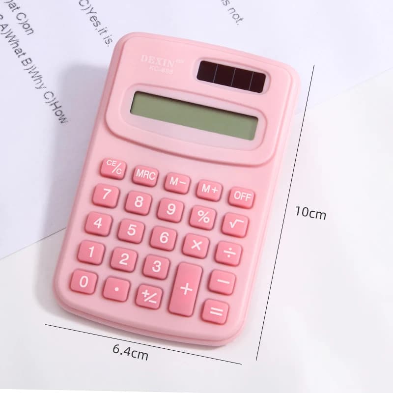 Mini calculatrice de dessin animé, calculatrice Portable fraîche, mignonne et à la mode de haut nive