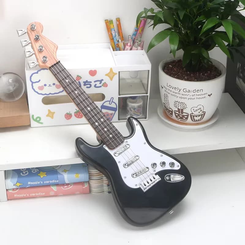 Jouets de guitare pour enfants, instruments de guitare électrique pour enfants à 4 cordes, jouets d'