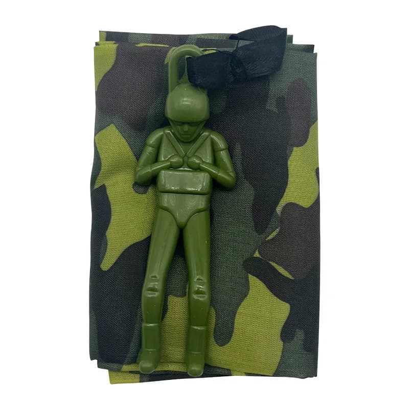 1 parachute à lancer à la main, jouet amusant d'extérieur, jeu de plein air, idéal pour un cadeau, p
