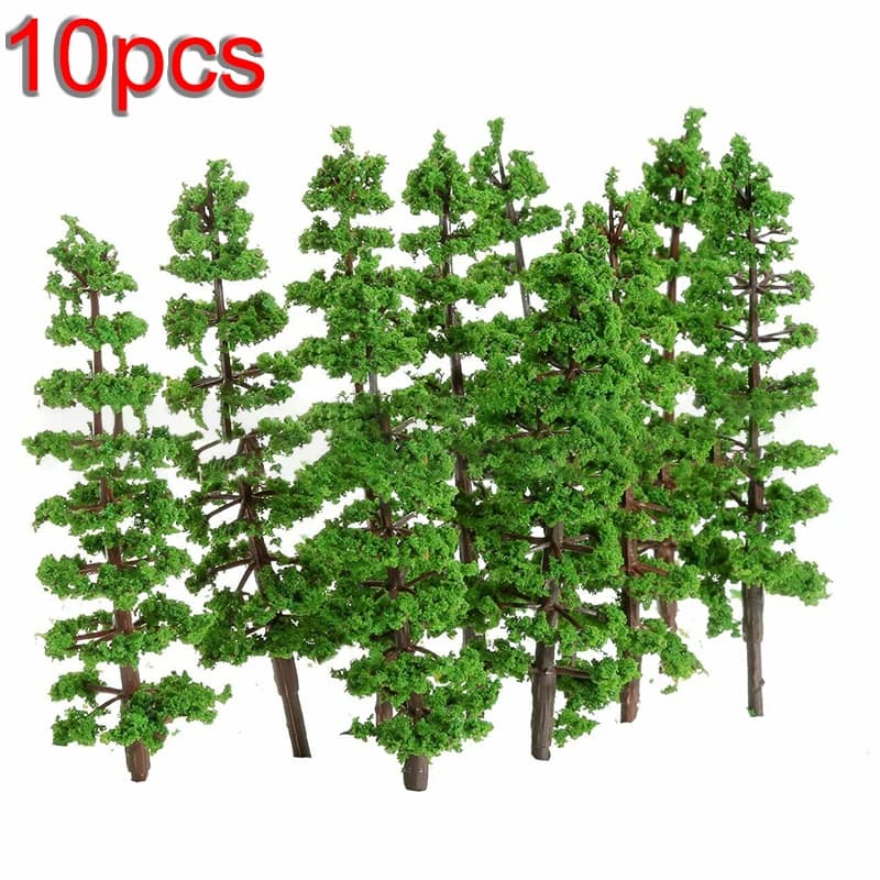 Arbres modèles pour créer un chemin de fer idéal, mise en page scénique, modèle d'arbres enrichis, e