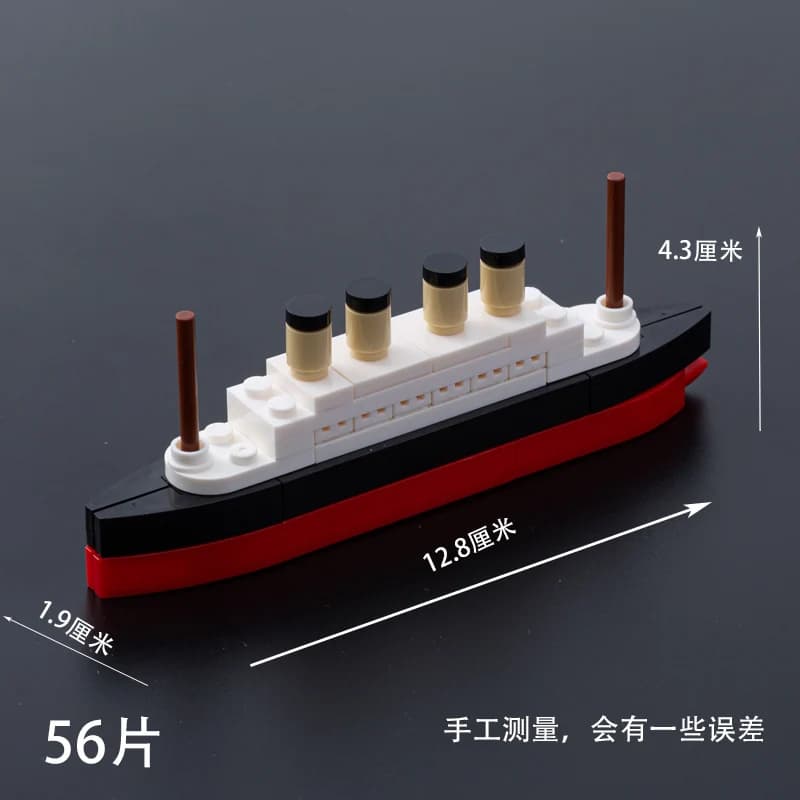 Titanic – blocs de construction de modèle de bateau de croisière, briques, Kit de bateau, ensembles 