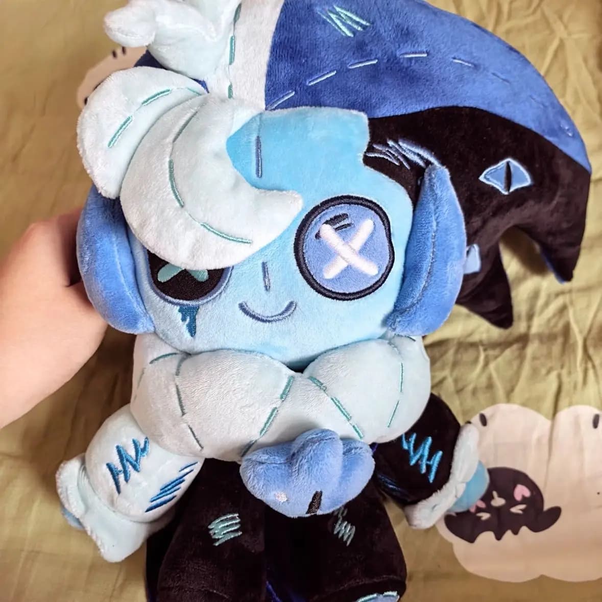 Peluche Kawaii Shadow Milk Cookie de 20 cm, inspirée de Cookie Run: Kingdom, jouet en coton pour cos