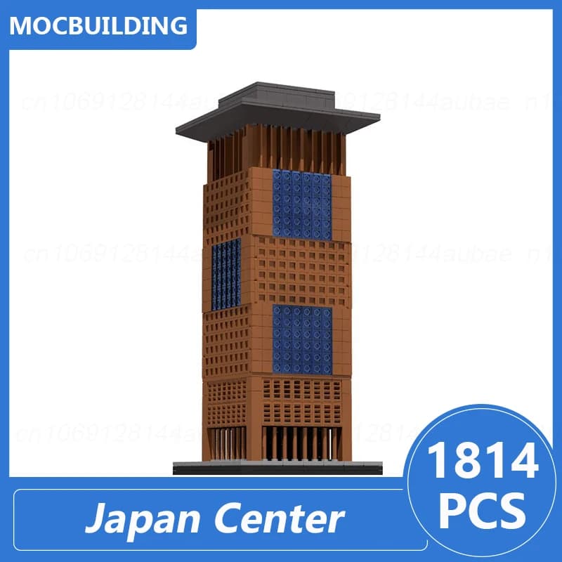 Japon Center Francfort am principal 1:420 échelle modèle Moc blocs de construction bricolage assembl