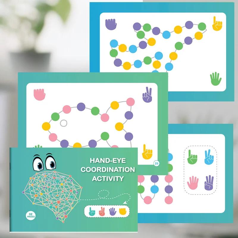Livre d'activités d'exercices cérébraux, jeu de réflexion axé sur la mémoire, pratique de développem
