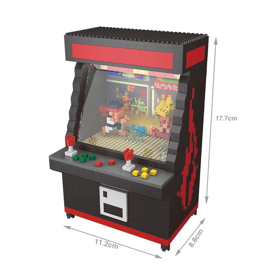 Machine de jeu de chasseur d'anime japonais, blocs de construction, modèles de blocs de Micro partic