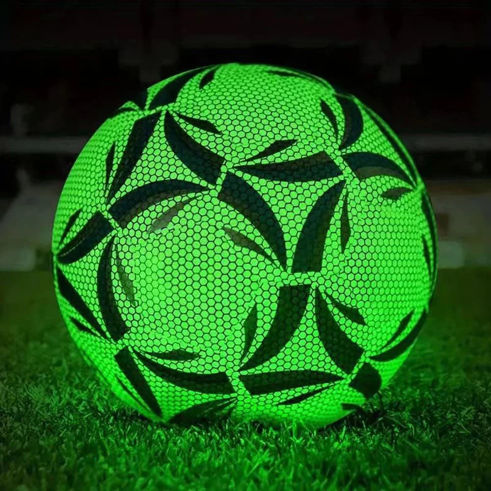 Ballon de football brillant de taille 5, football durable pour l'entraînement de compétition, intéri